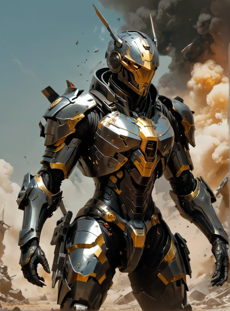 art by (Peter Mohrbacher,Bastien Lecouffe Deharme:1.3),heavy armored man,masterpiece,8k,trening on artstation and deviantart,alberto seveso, <lora:BenedickBanaXLStyle-000004:0.75>,bbana style
