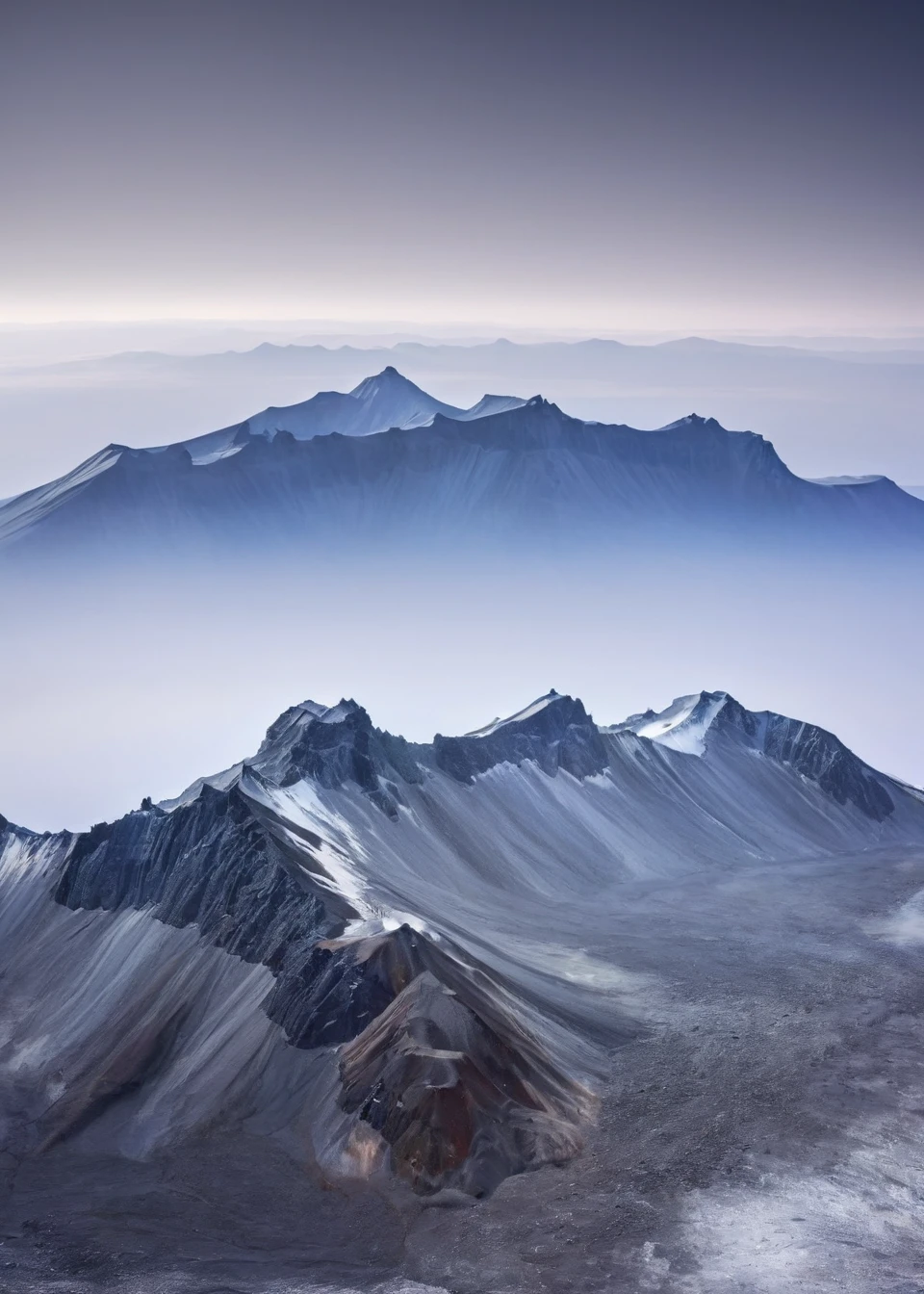 no humans,grey background,gradient background,gradient,scenery,simple background,<lora:é¿ç½å±±:1>, Changbai Mountain,, masterpiece, best quality,