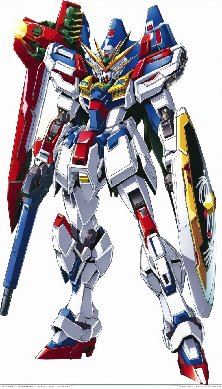 anime artwork of mecha,(ROBOTANIMESTYLE:1.8),(science fiction:1),(a stylish mech:1.2),(sharp mecha armor),glowing eyes,(full body:1.2),mechanical parts,robot joints,(holding huge weapon:1.5),(huge mechanical shield:1.2),best quality,masterpiece,highly detailed,ultra-detailed,(huge mechanical weapon:1.3),(detailed weapon:1.2),(huge mechanical gun:1.2),<lora:srdxl_v2_7_5a7:0.8>,, anime style, key visual, vibrant, studio anime, highly detailed