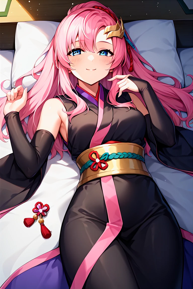 tmasterpiece, Best quality at best, 1girll, Sakura Haruno, Large breasts,Off-the-shoulder attire,(cleavage),(upperbody closeup),Raised sexy,is shy,ssmile,with pink hair, long whitr hair, (Green eyeballs:1.4), Forehead protection, the cherry trees,Cherry blossoms flying,Red clothes,Zipper half, (8k, RAW.photo, best quality, tmasterpiece:1.2), (realisticlying, photograph realistic: 1.4), ultra high res.photorealistic:.1.4,UHD