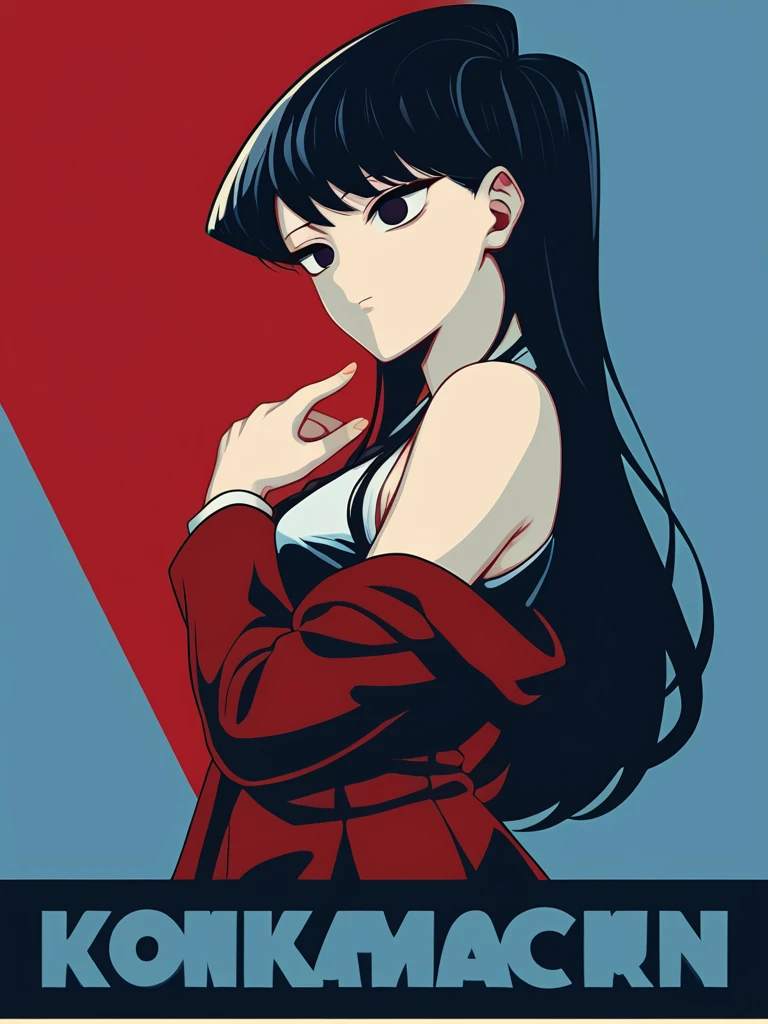 score_9,score_8_up,score_7_up,score_6_up,score_5_up,score_4_up,source digital BREAK campaign,komi shouko,from side,red theme<lora:sdxlpony_campaign:1>