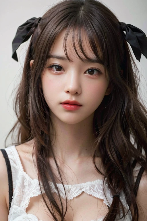 (photorealistic, best quality:1.4), masterpiece, 1girl, solo, portrait, long hair, torso, close up face,  <lora:Cho_Hyunyoung:0.8>