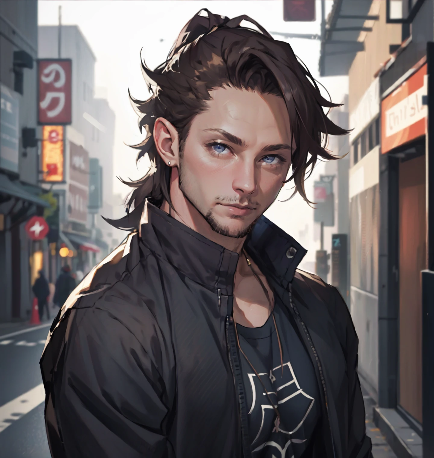 <lora:JeidVine:0.8>, casual street wear, head shot, handsome male, realistic, professional photo 4k, high resolution, high detail, highly detailed, sharp focus, exposure blend, soft lighting,