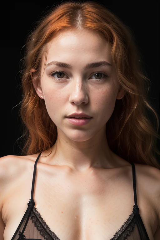 Merger_kenzie_parkova,
(headshot:1.2) portrait on a (plain black background:1.2), (headshot:1.2), (face focus:1.1), (facing the camera:1.2), Head in the centre, (eye contact:1.3), (intense stare:1.1), mouth open, (facing straightforward:1.2), (forward facing:1.1), Head, face, Head focus, Head tilted down, looking slightly up at the camera,
bokeh, f1.4, 40mm, photorealistic, raw, 8k, textured skin, skin pores, intricate details <lora:epi_noiseoffset2:1>, epiCRealism