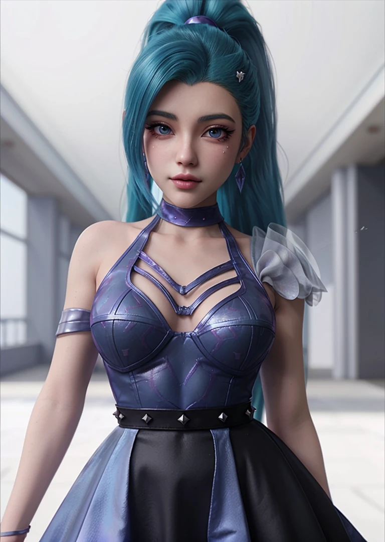 <lora:kda_seraphine:0.8>,kda_seraphine, smirk