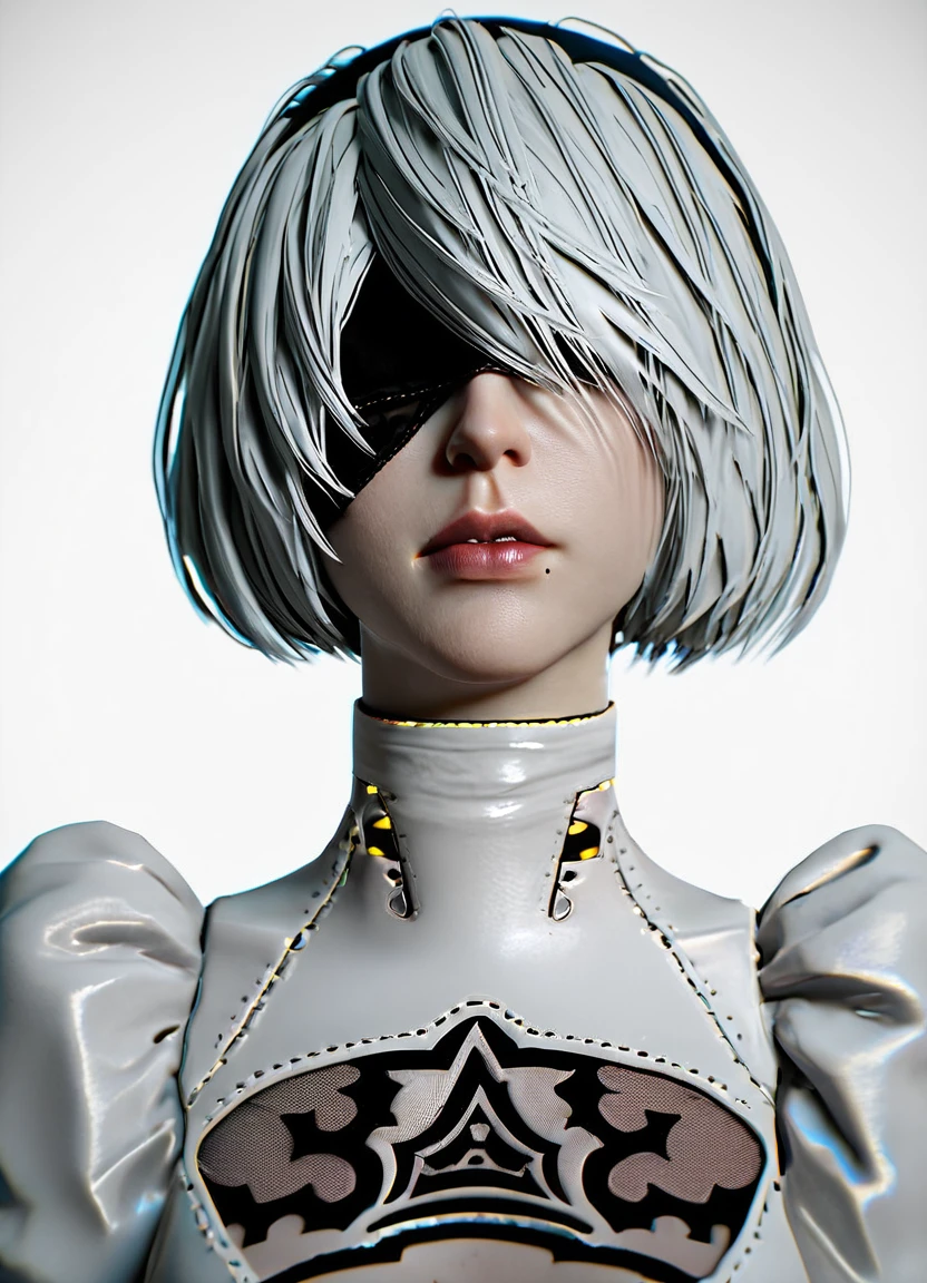 score_8_up, score_7_up, 3d, 1girl, 2b_(nier:automata), solo, mole, looking at viewer, upper body, white background<lora:RetouchXL_PonyV6_v2:1>