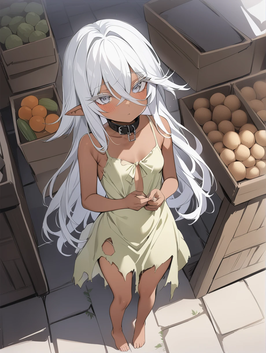 score_9, score_8_up, score_7_up, source_anime, 1girl, solo, nanachi-helmetless,narehate, nanachi (made in abyss),green eyes,white hair,sidelocks,long hair,furry,tail,animal ears ,erect nipples, hard nipples, black pantyhose, smile, nude, huge ass,blushed, wide hip, street, prostitution, wet, nude, belt, shorts, pants down, fluffy body