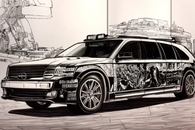 line draft,vehicle,<lora:sketch car:1>,, masterpiece, best quality,