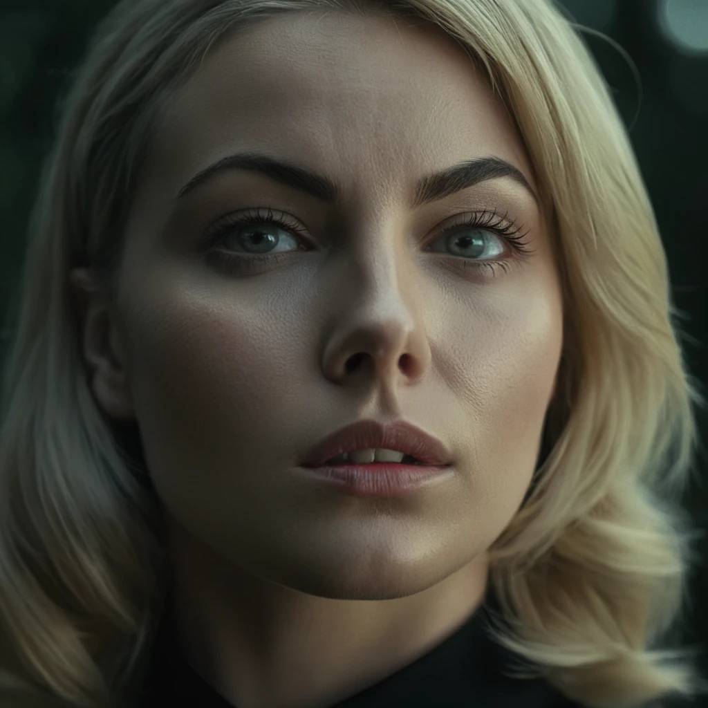 cinematic film still of  <lora:Jody Crowley:1>
Jody Crowley a realistic cinematic portrait of a sinister looking blonde woman staring at caemra, shallow depth of field, vignette, highly detailed, high budget, bokeh, cinemascope, moody, epic, gorgeous, film grain, grainy