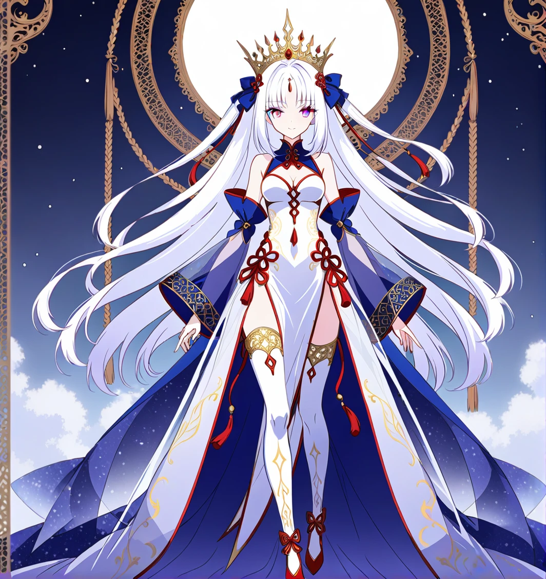 fair_skin,white hair,<lora:10å¼ ç»çç»é£ç²¾ç®ç:0.6>,mystical aura,translucent clothing,zero,loong-themed attire,
1girl,zero,ribbon,floral and loong motifs,queen,stirrup_legwear,