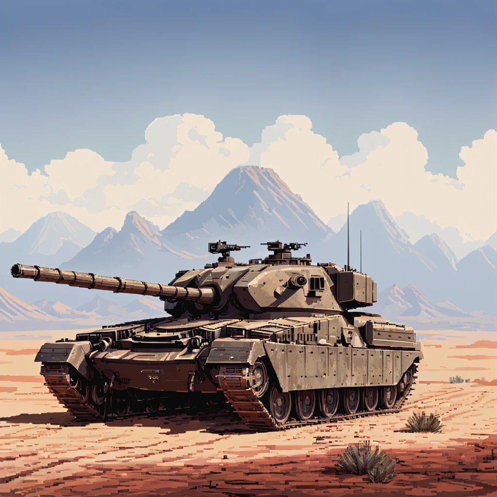 Crusader Tank Flat