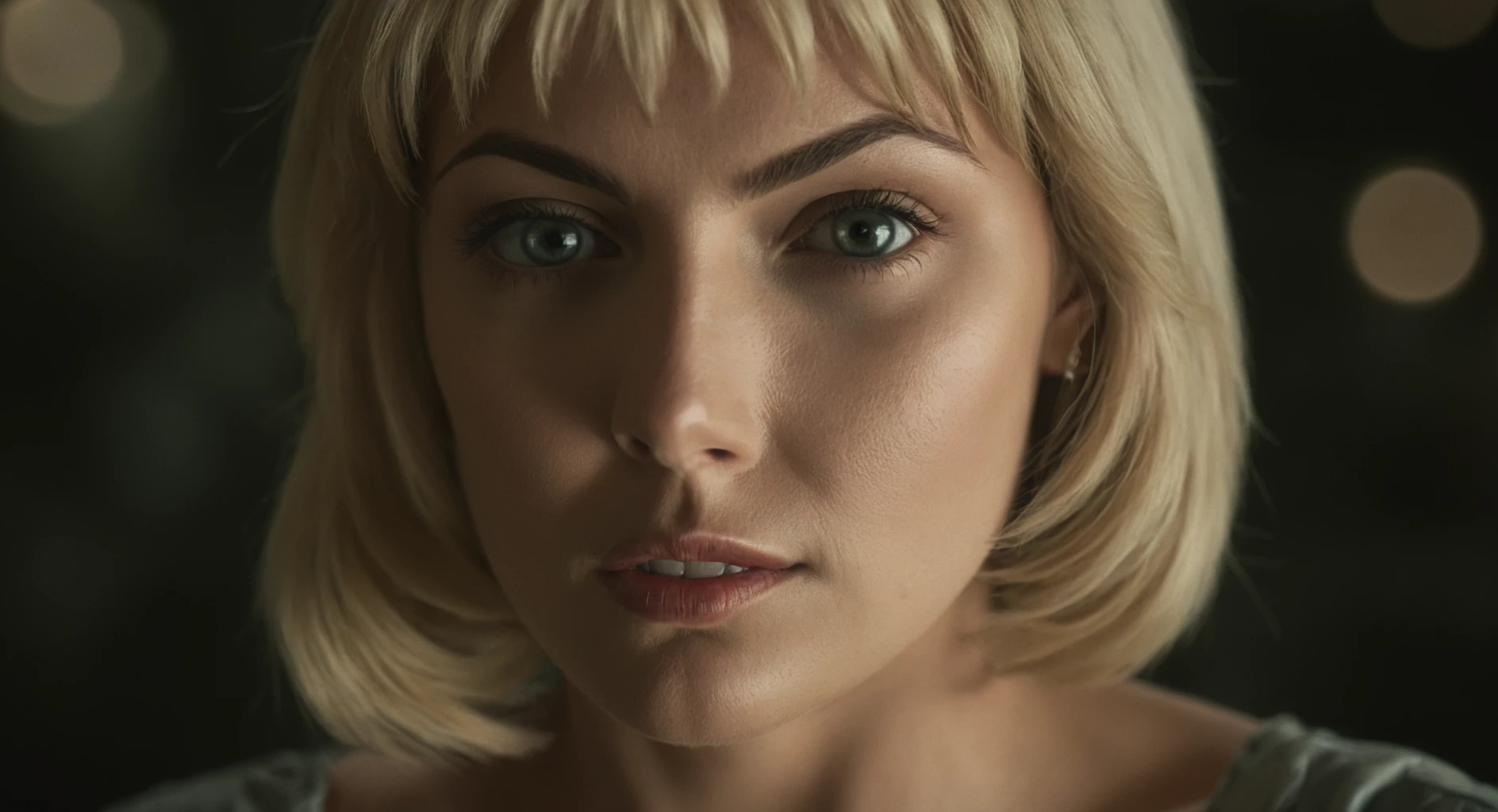 cinematic film still of  <lora:Jody Crowley:1>
Jody Crowley a realistic cinematic portrait of a sinister looking blonde woman staring at caemra, shallow depth of field, vignette, highly detailed, high budget, bokeh, cinemascope, moody, epic, gorgeous, film grain, grainy