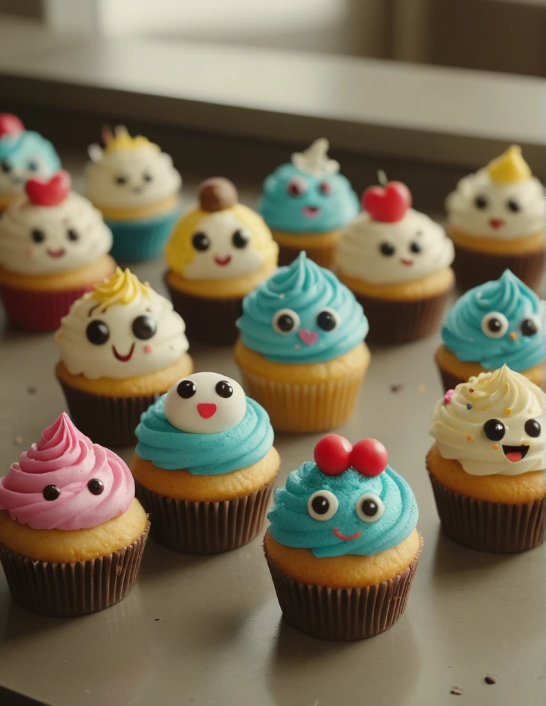 cinematic, containing certain cute curious cupcakes