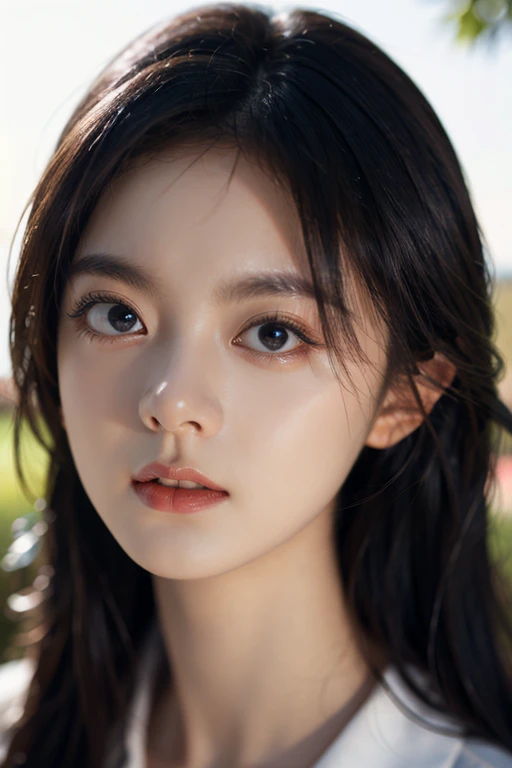 RAW photo, best quality, high resolution, masterpiece, photorealistic, professional photography, sharp focus, HDR, 8K resolution, intricate detail, sophisticated detail, depth of field, extremely detailed CG unity 8k wallpaper
<lora:ZJM-v4-000006:0.9> 1girl, face, zjm,looking at viewer, black hair
white shirt <lora:FilmVelvia3:0.2>FilmVelvia