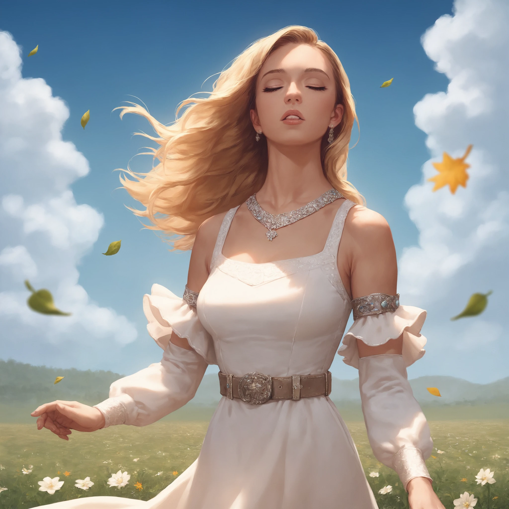 {
"prompt": "score_9,score_8_up,score_7_up,score_6_up,score_5_up,score_4_up the most beautiful woman Sydney Sweeney, ,solo,long hair,blonde hair,dress,jewelry,closed eyes,flower,outdoors,parted lips,detached sleeves,sky,day,belt,cloud,tree,blue sky,leaf,grass,field",
"negative_prompt": "",
"prompt_expansion": "",
"styles": "[]",
"performance": "Quality",
"resolution": "(2048, 2048)",
"guidance_scale": 4,
"sharpness": 2,
"adm_guidance": "(1.5, 0.8, 0.3)",
"base_model": "Pony.safetensors",
"refiner_model": "None",
"refiner_switch": 0.5,
"sampler": "euler_ancestral",
"scheduler": "karras",
"seed": 3764507233902655194,
"lora_combined_1": "PonylySydneySweeney.safetensors : 0.92",
"lora_combined_2": "stylepony.safetensors : 1.0",
"version": "Fooocus v2.2.0"
}