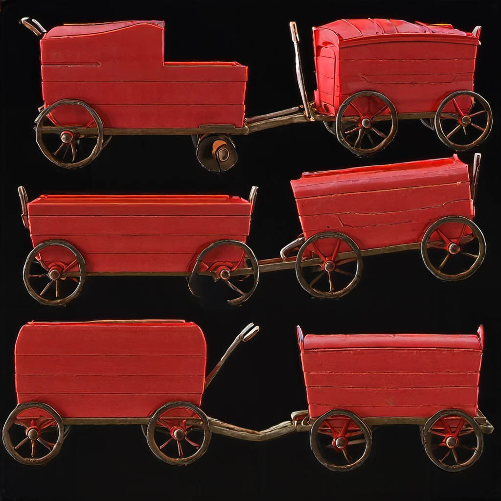 <lora:Everly_Heights_Prop_Generator:1.2> a red wagon