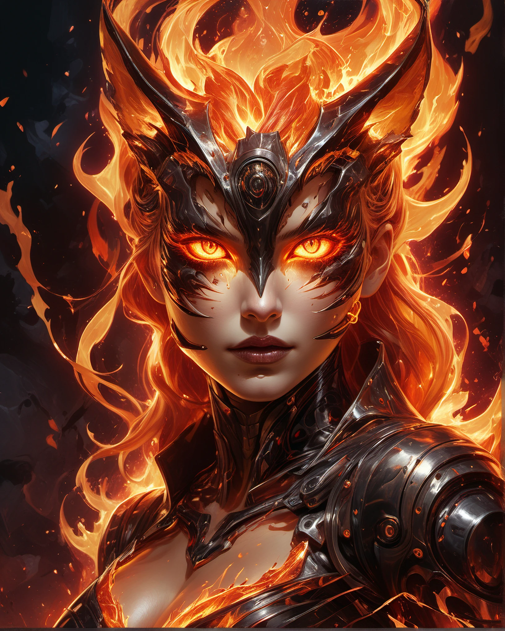 <lora:InfernalXL:0.45> infrnal, flaming,animal,(raymond swanland,aleksi briclot,sandra chevrier,ryan hewett),masterpiece,, 8k uhd,absurd res,ultra detailed,masterpiece,awardwinning,sharp focus,intricate detail,50mm lens