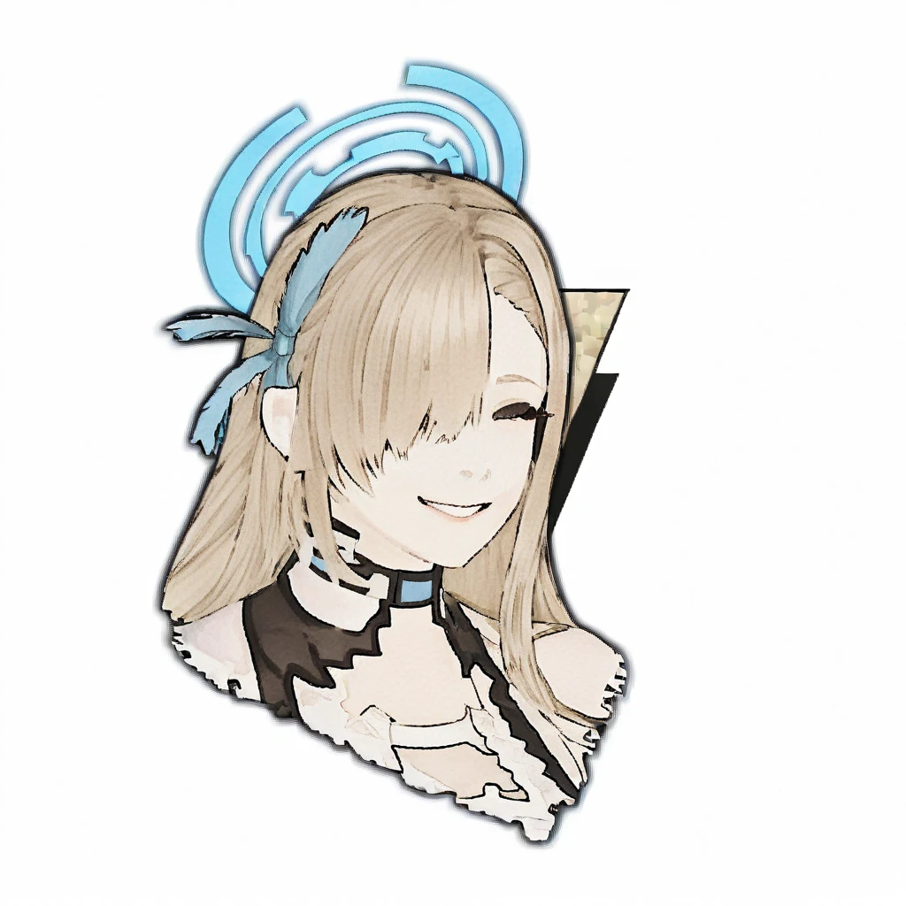 ffxiv battle talk portrait,simple background, white background, portrait,
asuna \(blue archive\), halo,
<lora:kohaku_delta_style_ffxiv_battle_lora:1>