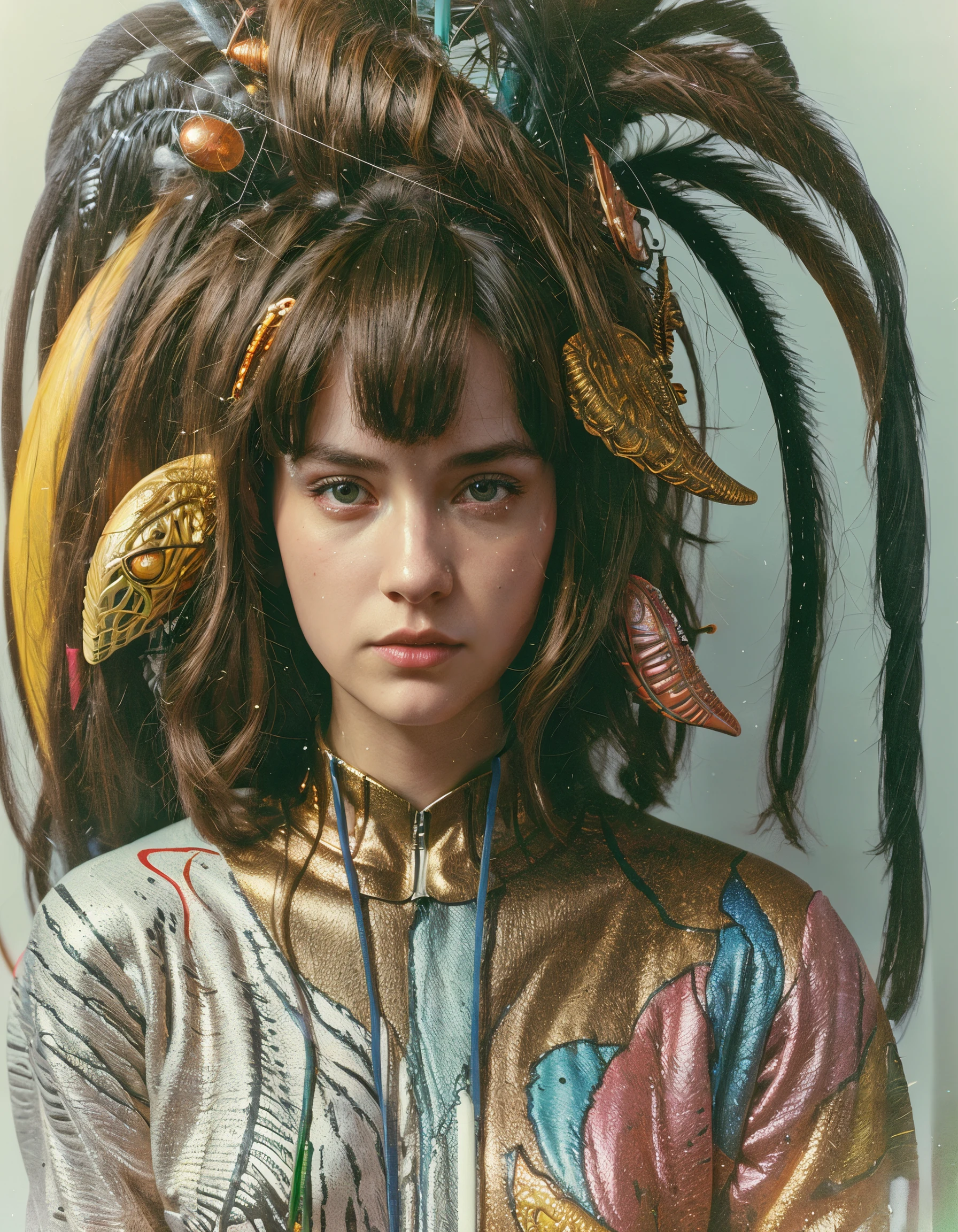 <lora:haze:3.5>, photography in the style of detailed hyperrealism ,(Tomokazu Matsuyama:0.1),(Ellen Jewett:0.3), Jon Burgerman, Al Williamson,richard avedon,etam cru,fantasy,creature, hyper detailed,poster,artstation, ultra-realistic, extremely detailed, vintage, in the style of Wes Anderson, balanced, cinematic lighting, realistic, 16k, ultra high detailed, textured skin, tack sharp focus, shot with Arri Alexa, 35mm