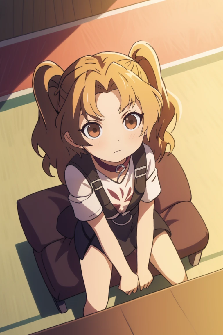 masterpiece, consistent background, indoors,
<lora:black_bullet Yuzuki Katagiri:0.7> Yuzuki Katagiri, sitting on sofa, drone pov, dutch angle, from above, looking at viewer
