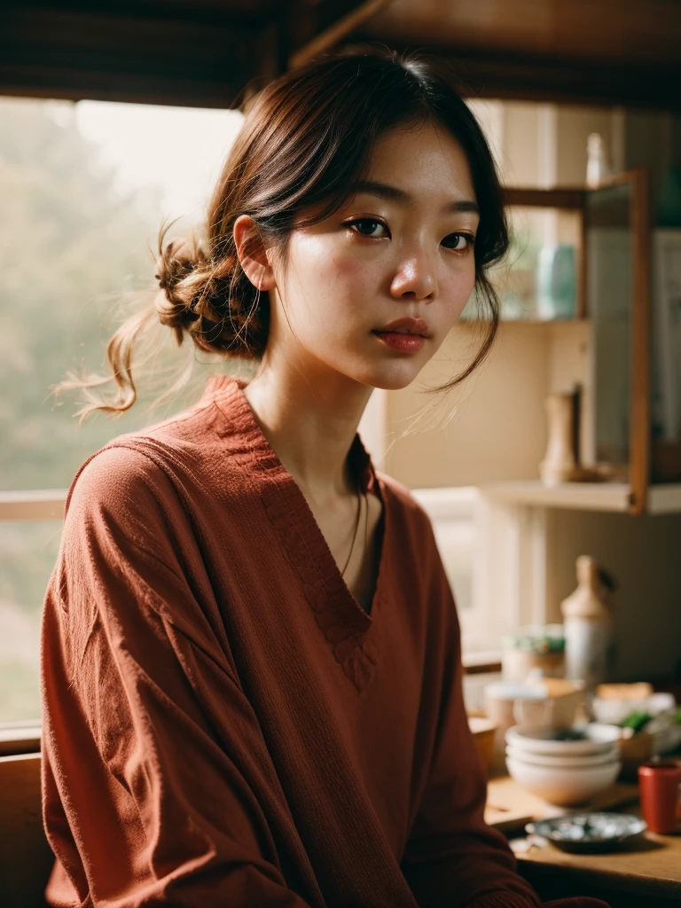 a strongly felt, vigorously articulated, carefully navigated exploration of tradition and civilization by Hsiao-Ron Cheng, James jean, Miho Hirano, takato yamamoto, centipedes extremely moody lighting, 8K,
detailed facial features,
<lora:WarmLight:0.7>