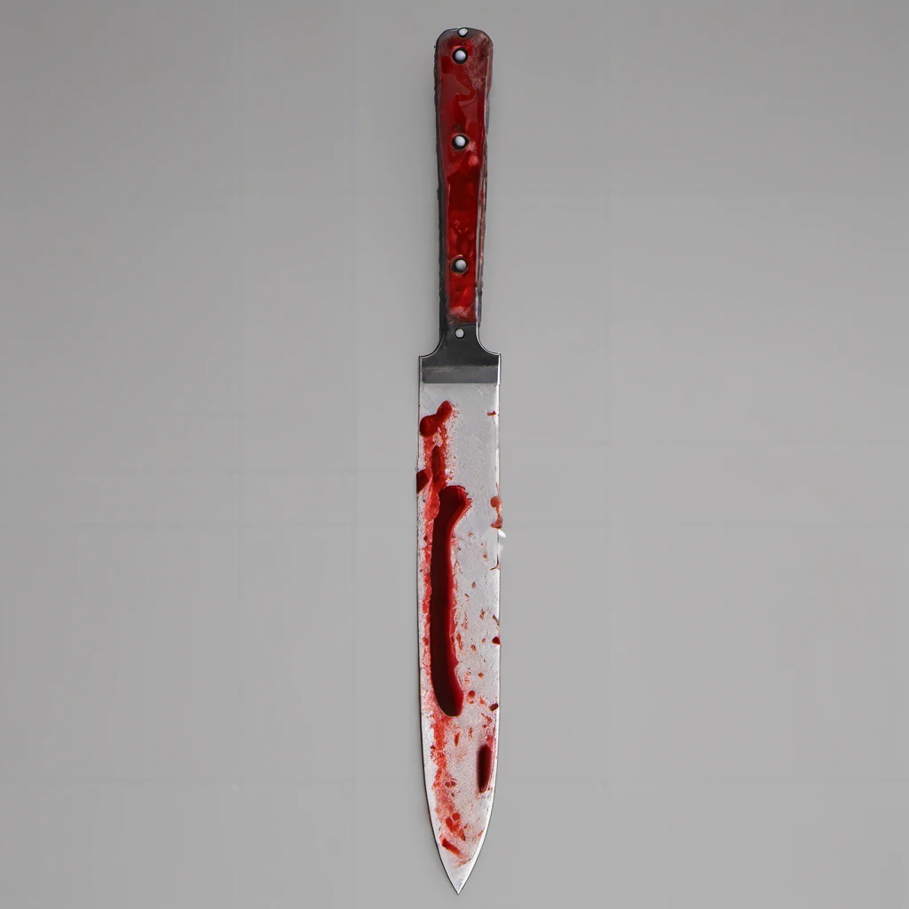 <lora:Everly_Heights_Prop_Generator:1> a bloody knife