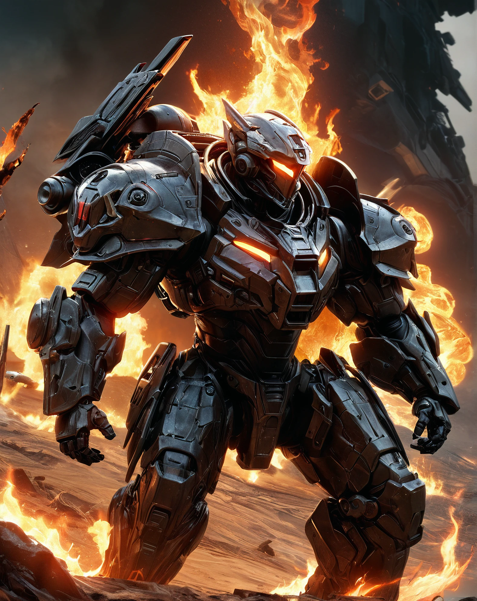 <lora:InfernalXL:0.45> infrnal, flaming,___technology_vehicles_land__,armored,(raymond swanland,aleksi briclot,ryan hewett,greg rutkowski),masterpiece,8k uhd,absurd res,ultra detailed,masterpiece,awardwinning,sharp focus,intricate detail,50mm lens