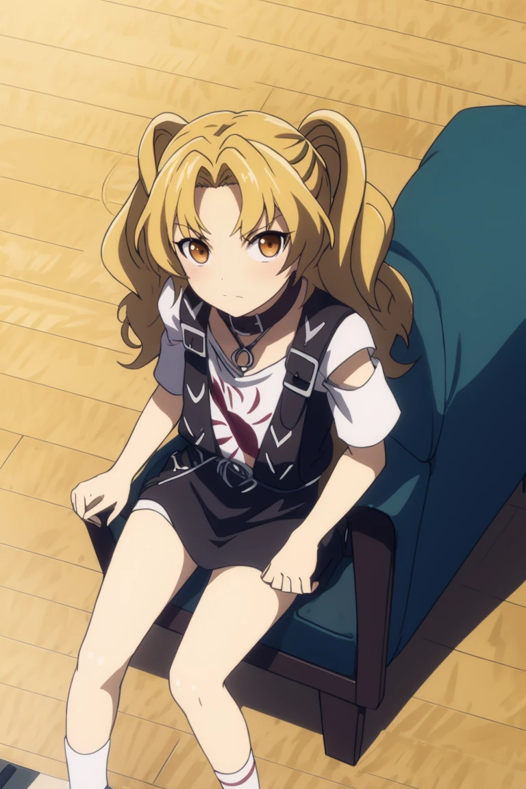 masterpiece, consistent background, indoors,
<lora:black_bullet Yuzuki Katagiri:0.7> Yuzuki Katagiri, sitting on sofa, drone pov, dutch angle, from above, looking at viewer