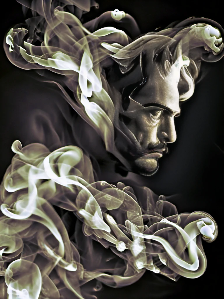 <lora:Smoke_XL:1>, Persian man in the form of Smoke_XL