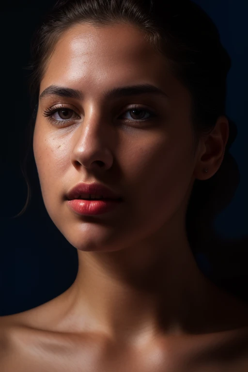 DEN_evgenia_talaninaMK2,
(headshot:1.2) portrait on a (plain dark background:1.2), (headshot:1.2), (face focus:1.1), intricate (beautiful eyes:1.2), (wide open eyes:1.1), Big eyes,  clean photo, lighting from behind, (Red lighting from the left:1.3), (Blue lighting from the right:1.3),
bokeh, f1.4, 40mm, photorealistic, raw, 8k, textured skin, skin pores, intricate details  <lora:epi_noiseoffset2:1>, epiCRealism
