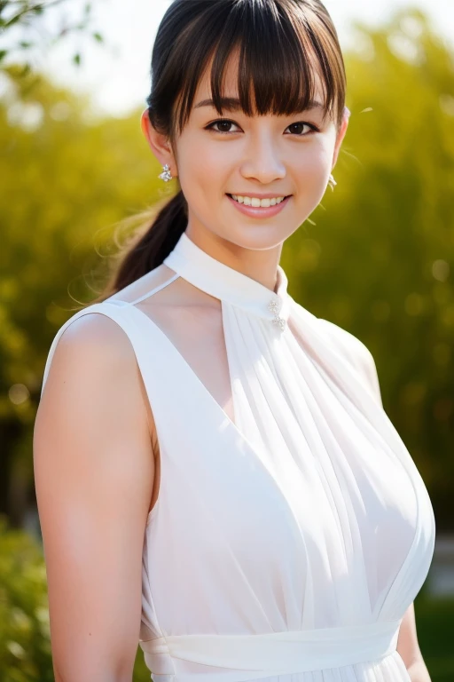 1girl,(RAW photo, best quality), (realistic, photo-realistic:1.4), masterpiece, an extremely delicate and beautiful, extremely detailed, 2k wallpaper, Amazing, finely detail, extremely detailed CG unity 8k wallpaper, ultra-detailed, highres, soft light, beautiful detailed girl, extremely detailed eyes and face, beautiful detailed nose, beautiful detailed eyes,cinematic lighting,perfect anatomy,slender body,smiling
wearing a white collared long dress,(collar,ribbon),(full body)
at a flower park,sakura flowers,flower garden,standing
<lora:kimurafumino_lora:0.8>