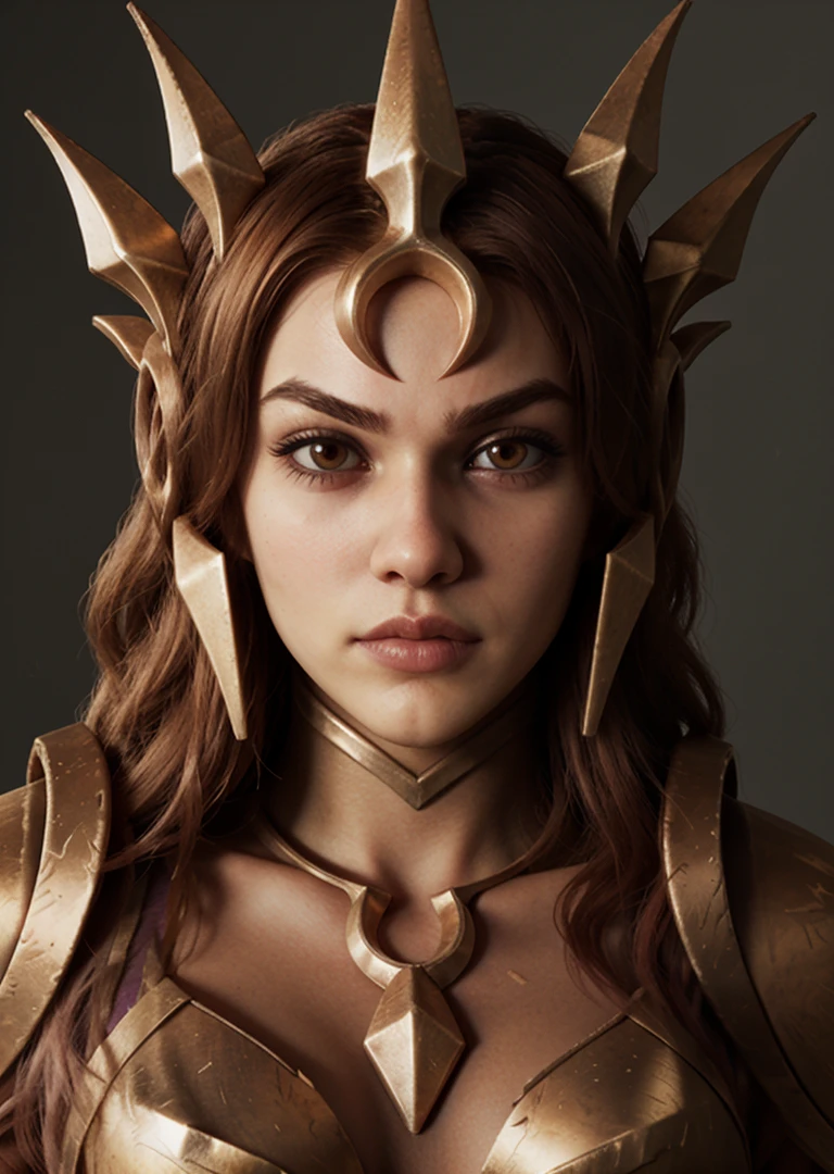 a woman in a gold costume is standing in a white dress, the sailor galaxia. beautiful, angelic golden armor, knights of zodiac girl, portrait knights of zodiac girl, anime goddess, saint seiya, celestial goddess, gold heavy armor. dramatic, golden armor, golden goddess athena, ornate cosplay, gorgeous goddess of leo, cyborg goddess in cosmos, wearing gold armor
