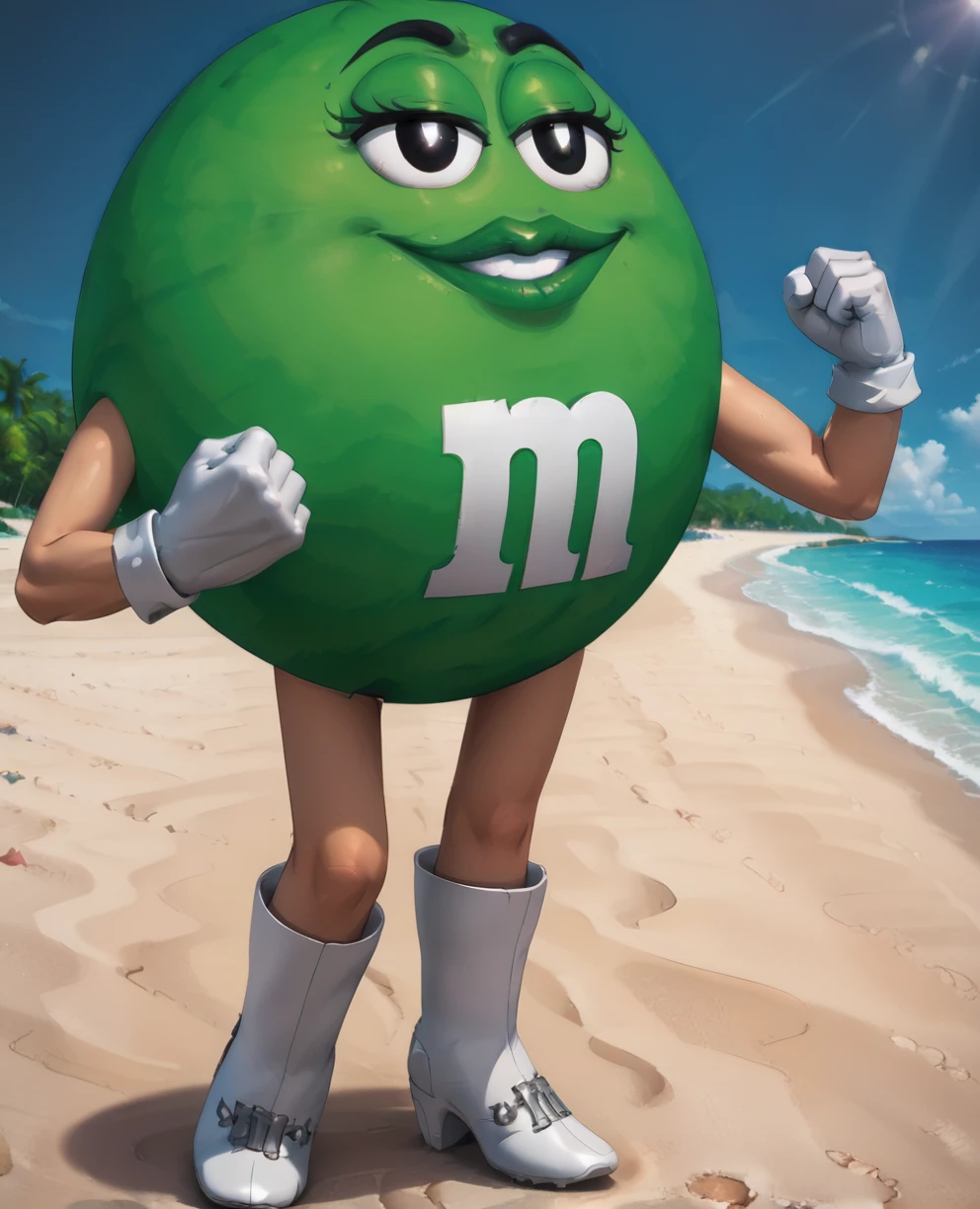score_9,score_8_up,score_7_up,score_6_up, source_cartoon, oil painting,
msgreen,white gloves,black eyes, green eyeshadow, lips, white boots, looking at viewer, happy, blush, sitting, on bed, spreading legs, colored labia, green pussy, covered in cum, cum in mouth, apartment bedroom, night time, 
<lora:MsGreen:1> <lora:Eldritch Oil Style LoRA_Pony XL v6:1>