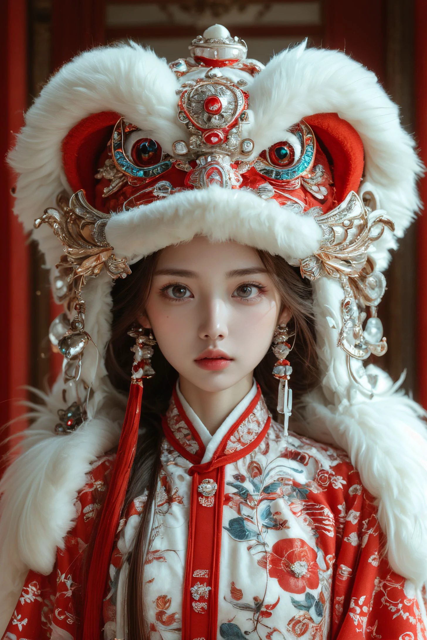 【新春快乐】醒狮-狮子帽 xuer lion head - SeaArt AI 模型