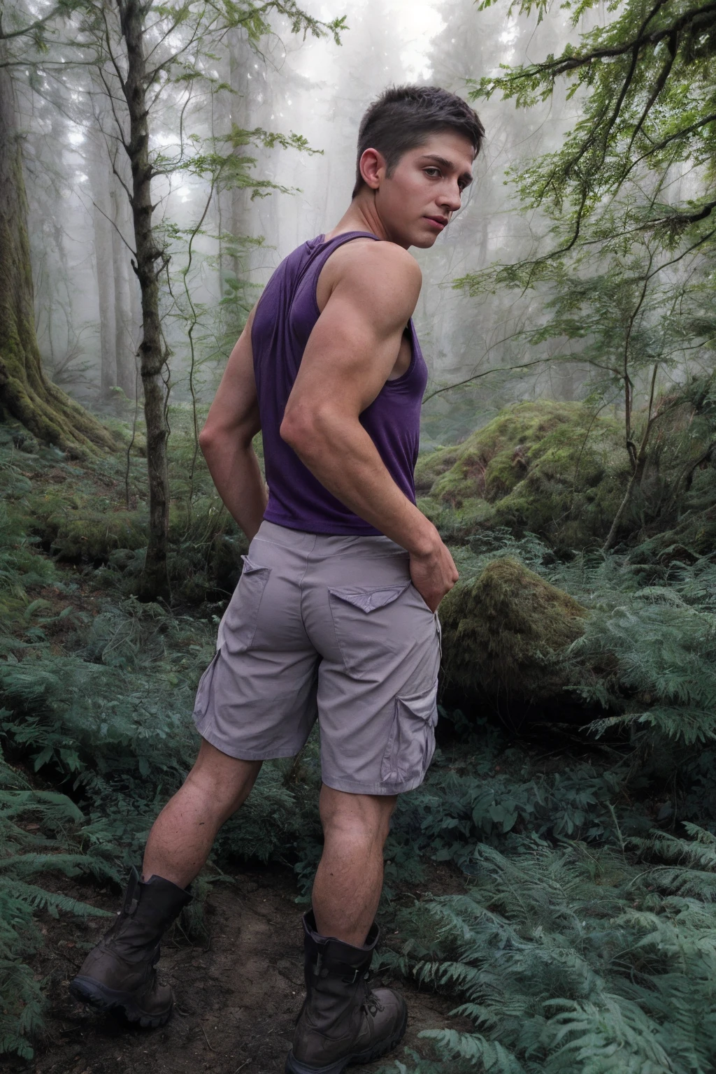 Tom Holland in the forest getting rape by 5 men 