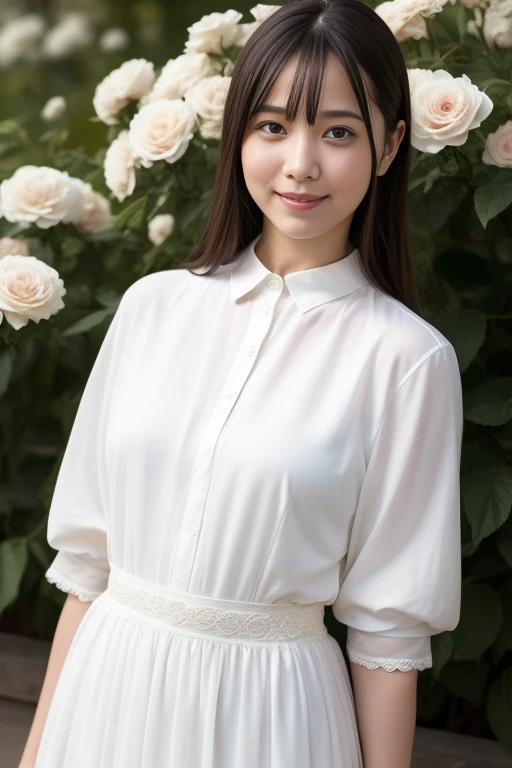 1girl,(RAW photo, best quality), (realistic, photo-realistic:1.4), masterpiece, an extremely delicate and beautiful, extremely detailed, 2k wallpaper, Amazing, finely detail, extremely detailed CG unity 8k wallpaper, ultra-detailed, highres, soft light, beautiful detailed girl, extremely detailed eyes and face, beautiful detailed nose, beautiful detailed eyes,cinematic lighting,perfect anatomy,slender body,smiling
wearing a white collared long dress,(collar,ribbon),full body
at a flower park,sakura flowers,flower garden,
<lora:datearisa_lora:0.7>