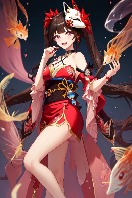 Chinese male,chinese red wedding costume,Chinese style,Fantastic atmosphere like a myth,A butterfly that shines like a crystal,suspicious smile,