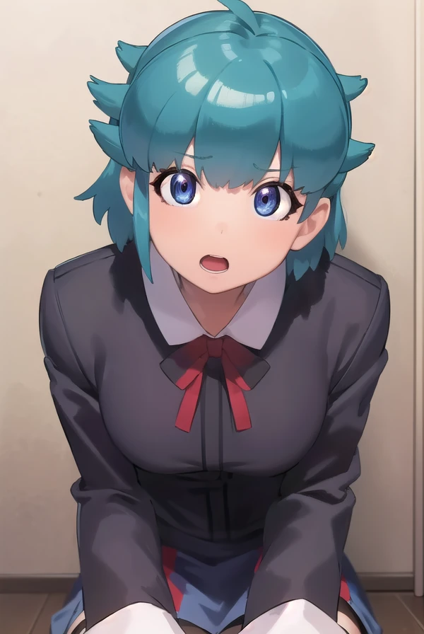 momokanishizawa, <lora:momoka nishizawa movie-lora-nochekaiser:1>,
momoka nishizawa, short hair, bangs, blue hair, blue eyes,
BREAK skirt, thighhighs, long sleeves, bow, black thighhighs, bowtie, black skirt, vest, zettai ryouiki,
BREAK outdoors,
BREAK looking at viewer, dynamic pose,
BREAK <lyco:GoodHands-beta2:1>, (masterpiece:1.2), best quality, high resolution, unity 8k wallpaper, (illustration:0.8), (beautiful detailed eyes:1.6), extremely detailed face, perfect lighting, extremely detailed CG, (perfect hands, perfect anatomy),