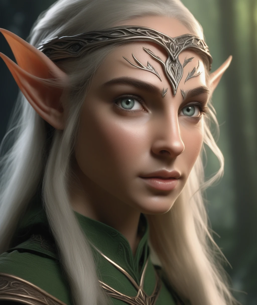elven, closeup