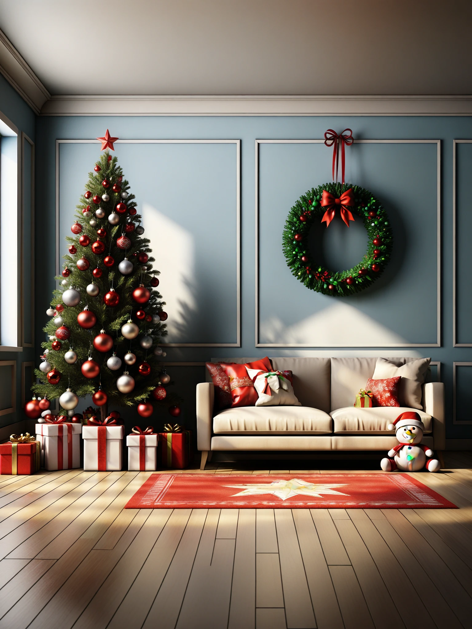 <lora:indoorsXL_V1.0-000010:0.8>,bck,interior design,Christmas theme,(photorealistic:1.2),