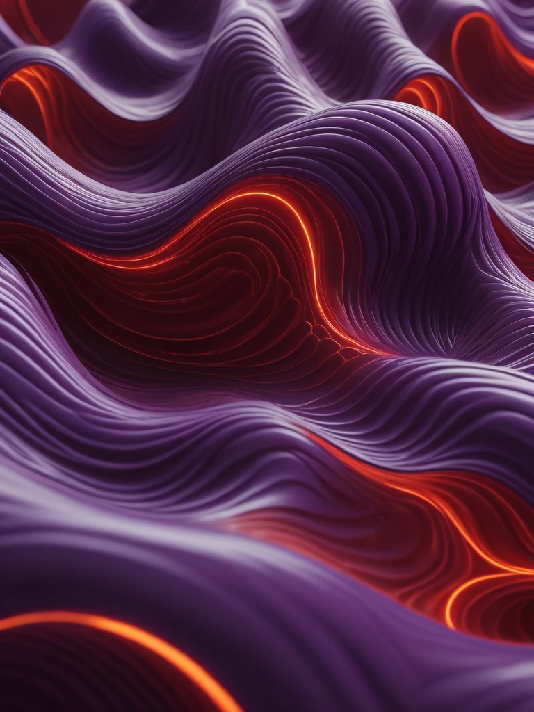 seamless red and purple symmetric wave texture, 4k high quality, artstation, octane render, unreal engine 5, neon purple color scheme, sharp focus, ultra detailed, realistic, art by greg rutkowski