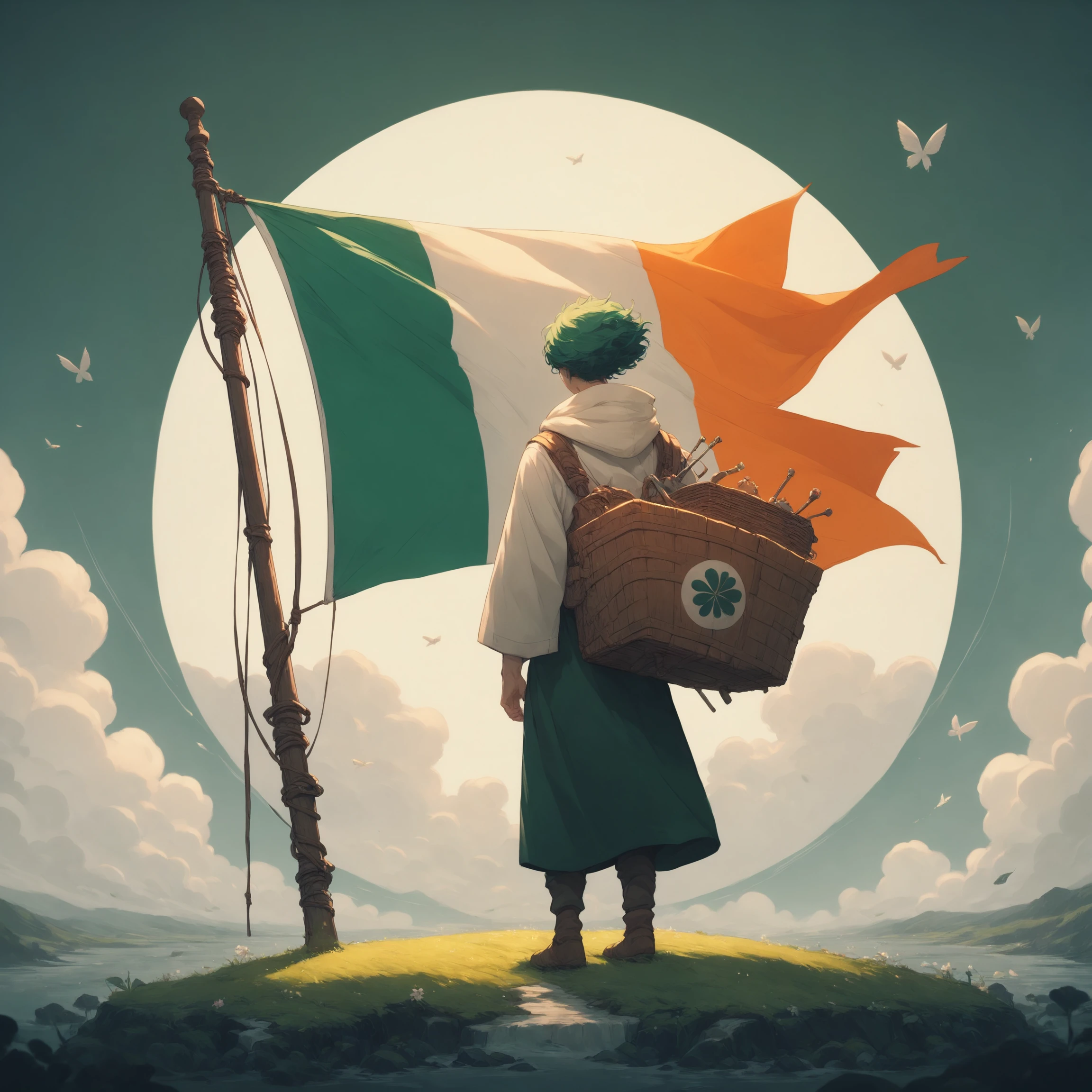 {
"prompt": "score_9, score_8_up, score_7_up, score_6_up, flag of Irland in Ghibli style",
"negative_prompt": "score_4, score_5, score_6",
"prompt_expansion": "",
"styles": "[]",
"performance": "Quality",
"resolution": "(1024, 1024)",
"guidance_scale": 4,
"sharpness": 2,
"adm_guidance": "(1.5, 0.8, 0.3)",
"base_model": "Pony.safetensors",
"refiner_model": "None",
"refiner_switch": 0.5,
"sampler": "euler_ancestral",
"scheduler": "karras",
"seed": 6644271562110985948,
"lora_combined_1": "FlagofIrlandinGhiblistyle.safetensors : 1.0",
"lora_combined_2": "stylepony.safetensors : 1.0",
"metadata_scheme": false,
"version": "Fooocus v2.2.1"
}