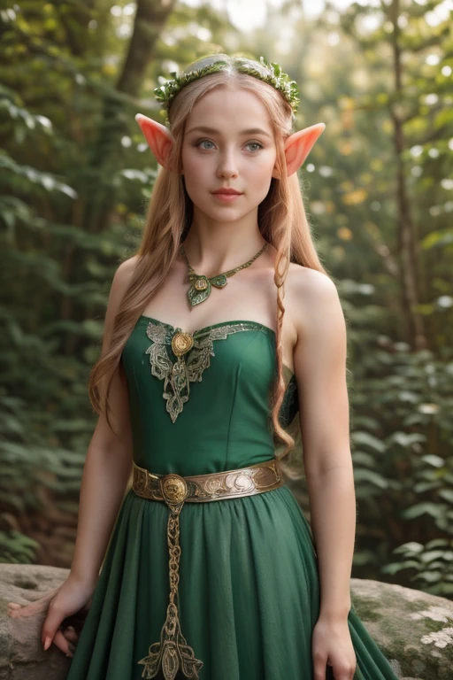 elf princess, outdoor portrait photography