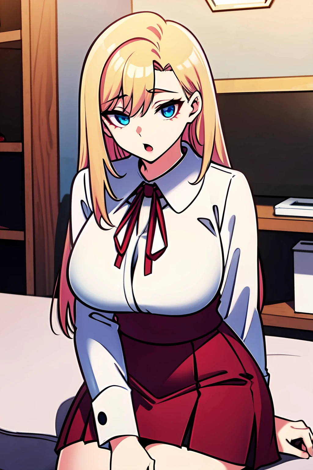 (perfect body),((table top, highest quality, High resolution, nffsw, perfect pixel、sex、bukkake on the chest))、Anime Screen Capture、((muscular))、((((blush))))、1 girl,(((((embarrassing、confused)))))、Are crying,(((huge breasts、swollen nipples)))、((((thick thighs、big ass、wide hips))))、(((spread your legs、sit)))、hand on chest、((blonde hair))、(((Drill perm、long hair)))、(((White dress shirt、Shirt open、Red floral lace bra、red floral lace panties、white knee socks))、(green eyes)、((電車の中でmuscularの男達とsex))、Noble、((lady))、