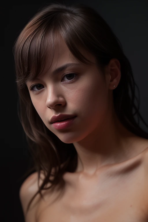 DEN_kitana_demida,
(headshot:1.2) portrait on a (plain dark grey background:1.2), (headshot:1.2), (face focus:1.1), (soft focus:1.2), low lighting, (out of focus:1.2),
bokeh, f1.4, 40mm, photorealistic, raw, 8k, textured skin, skin pores, intricate details  <lora:epi_noiseoffset2:1>, epiCRealism