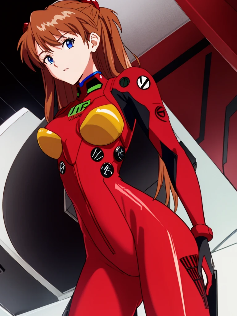 solo,MRX,souryuu asuka langley,<lora:ææ¥é¦:0.7>,plugsuit,red bodysuit,bracer,, 8k,masterpiece,best quality,high definition,