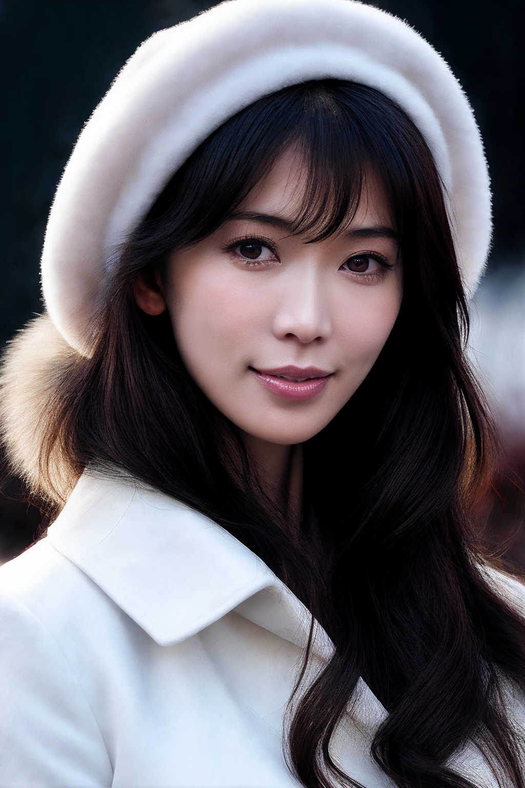 LinC_SoloTI_v1,PA7_Portrait-MCU,(smile),(teeth),
a woman in a white Long Wool Coat,with a white Wool Beret,in the winter,snow,cold,Red Square in Russia,
shallow DOF, (8k, RAW photo, best quality, depth of field, ultra high res:1.2), (vibrant colors, intricate, photorealistic, masterpiece, ultra-detailed:1.3, cinematic lighting),
<lora:add_detail:0.6> <lora:LowRa:1>