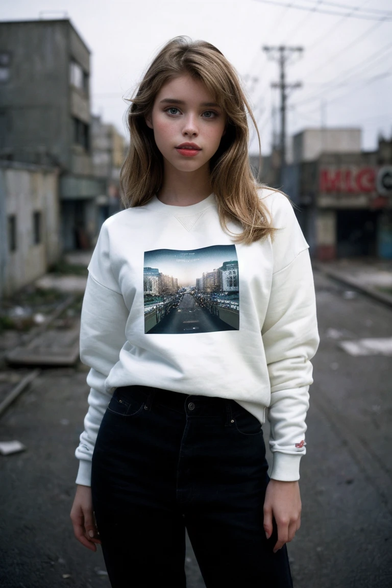 ((best qualityer)), ((work of art)), (detailded), 1 girl, ombro to ombro sweater,