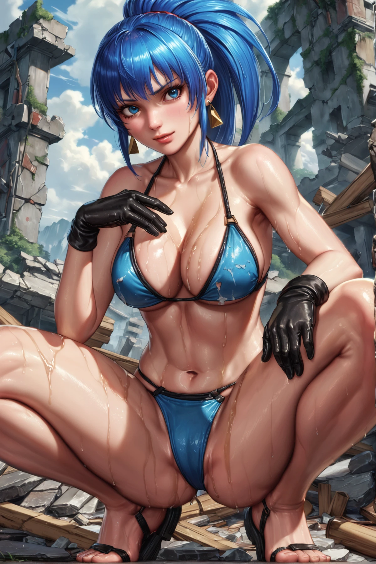 SDXL Lora Leona Heidern v1.0