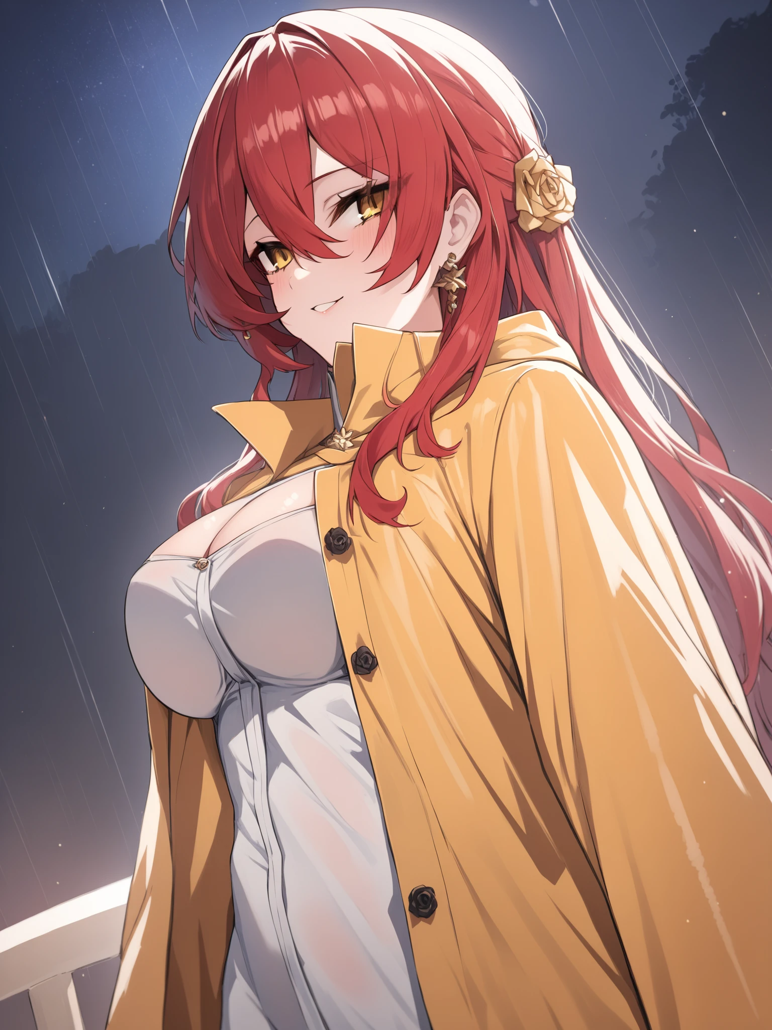 <lora:xl_himeko(kohaku_delta):1>,himeko is a girl with long red hair and yellow eyes,chibi,solo,, masterpiece, best quality,